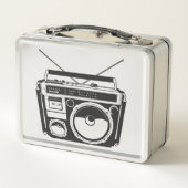 Lunch Box Rétro 80s Boombox (Dos)
