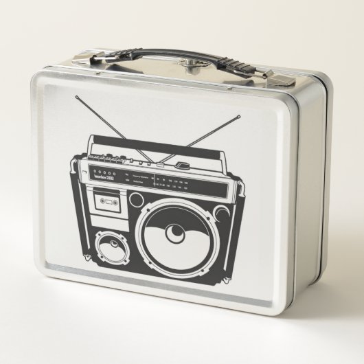 Lunch Box Rétro 80s Boombox (Dos)