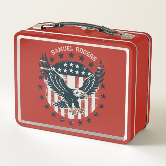 Lunch Box Retro American Eagle (Dos)