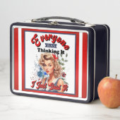 Lunch Box Retro American Pinup_ Je Viens De Le Dire (En situation)