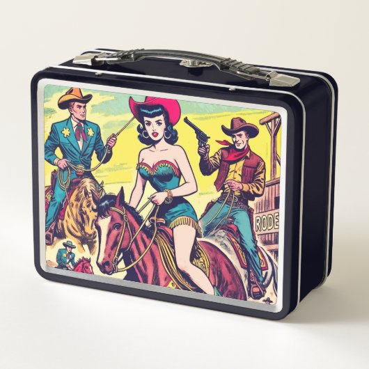 Lunch Box Retro Country Western Comics (Dos)