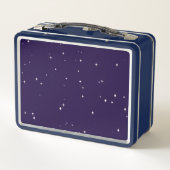 Lunch Box Retro, fusée spatiale (Dos)