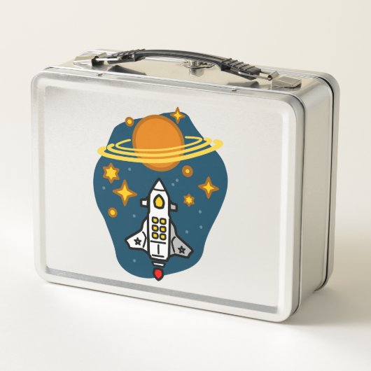 Lunch Box Retro Future Destination Saturn (Dos)