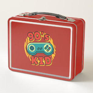 Lunch Box Retro Gamer Joystick Cadeau pour les gamers des an