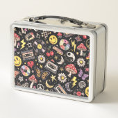 Lunch Box Retro Grunge Sunshine Bliss (Dos)