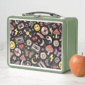 Lunch Box Retro Grunge Sunshine Bliss (En situation)