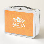 Lunch Box Retro Hawaiian Aloha Salutation Lunette (Devant)