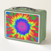 LUNCH BOX RÉTRO HIPPIE TIE DYE LUNCHBOÎTE (Dos)