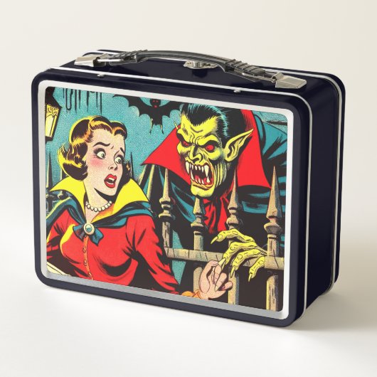 Lunch Box Retro Horror Vampire Comics (Dos)