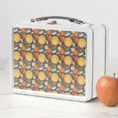 Lunch Box Rétro motif floral classique (En situation)