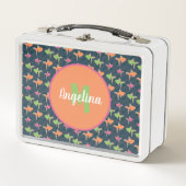 Lunch Box Retro Neon Goldfish Boîte à lunch en métal (Devant)