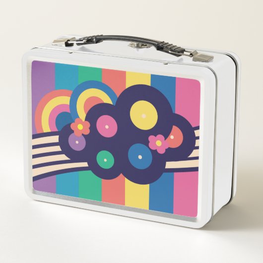 Lunch Box Retro Records Rainbow Lunbox (Dos)