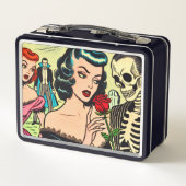 Lunch Box Retro Witch Vampire Girl Horror Comics (Dos)