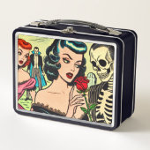 Lunch Box Retro Witch Vampire Girl Horror Comics (Devant)