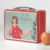 Lunch Box Rétros vacances de soeur de Noël (En situation)