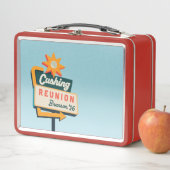 Lunch Box Réunion de Cushing de style vintage (En situation)