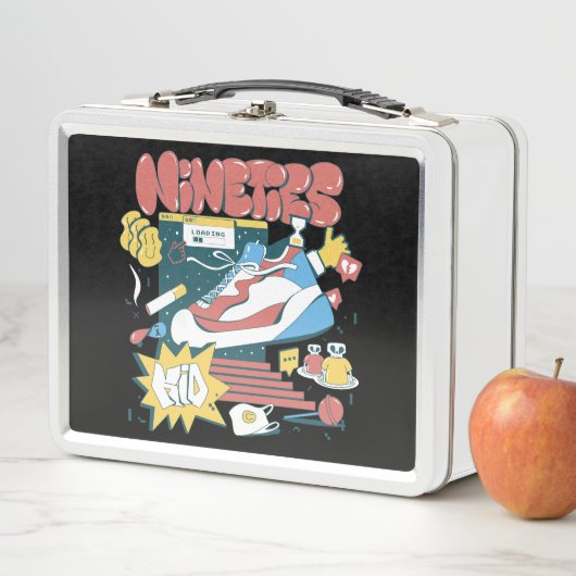 Lunch Box Revenez Aux Années 90 - Retro 90s Elements (En situation)