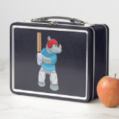 Lunch Box Rhino au cricket avec chauve-souris de cricket (En situation)
