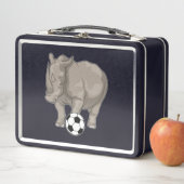 Lunch Box Rhinocéros Soccer (En situation)