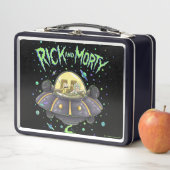 Lunch Box RICK ET MORTY™ | Graphique de vol spatial illustré (En situation)