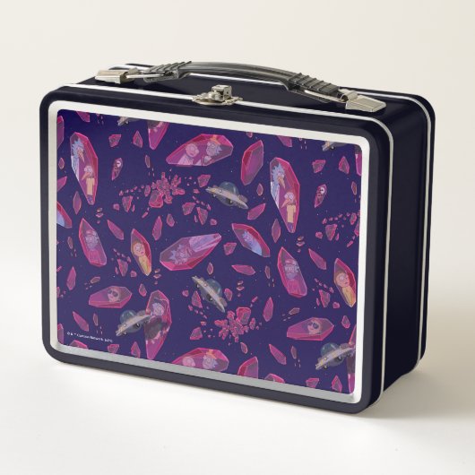 Lunch Box Rick et Morty Motif de temps de cristal (Devant)