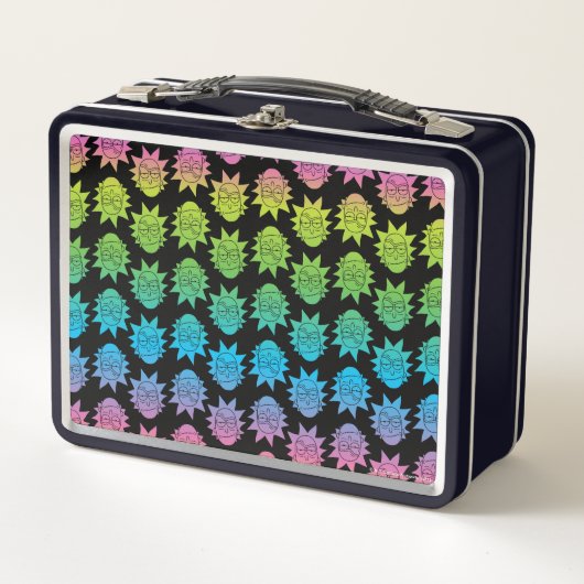 Lunch Box RICK ET MORTY™ | Rainbow Rick Head motif (Devant)