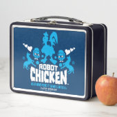 Lunch Box Robot Chicken Nerd Unicorn (En situation)