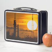 Lunch Box Rocket Artemis Moon à l'aube (En situation)