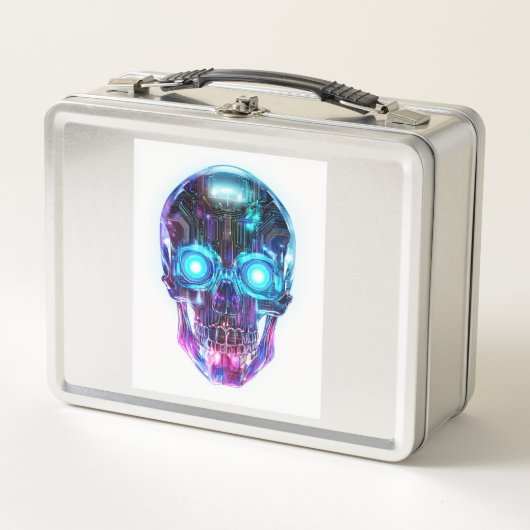 Lunch Box Roi Crâne Cyberpunk (Devant)