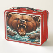 Lunch Box Roi des Rapides : Chasse à la flamme de l’ours (Dos)