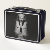 Lunch Box Roi pharaon noir et blanc (Dos)