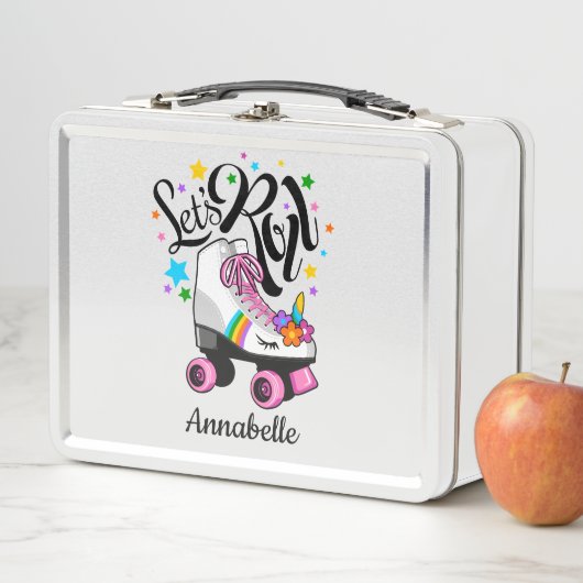 Lunch Box Roll Unicorn Roller patinage fille (En situation)