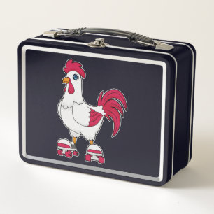 Lunch Box Rooster à Patinage en ligne avec Roller skates