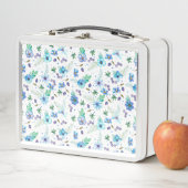 Lunch Box Rose bleu (En situation)