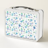 Lunch Box Rose bleu (Dos)