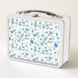 Lunch Box Rose bleu