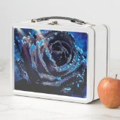 Lunch Box Rose bleu (En situation)