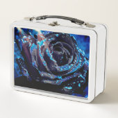 Lunch Box Rose bleu (Devant)