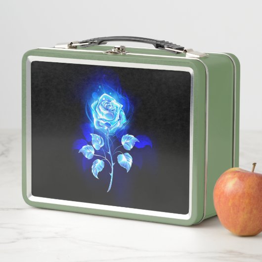 Lunch Box Rose bleu brûlant (En situation)