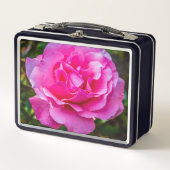 Lunch Box Rose délicate. (Devant)
