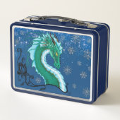 Lunch Box Rose d'hiver Dragon (Dos)