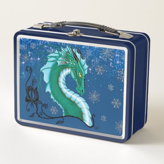 Lunch Box Rose d'hiver Dragon (Devant)