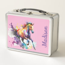 Rose et Violet Cheval à Personnaliser