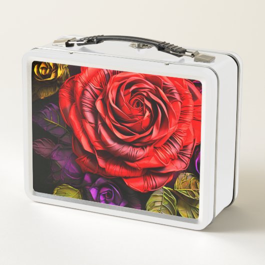 Lunch Box Rose rouge (Dos)