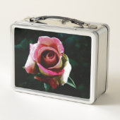Lunch Box Rose rouge peinte à l'huile (Dos)