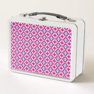 Lunch Box Rose, violet et bleu coloré