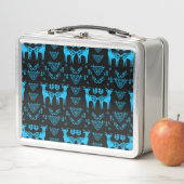 Lunch Box Rosemaling Norwegian Folk Art (En situation)