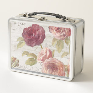 Lunch Box Roses de Français de rose en pastel