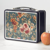 Lunch Box Roses romantiques et belles fleurs (En situation)