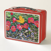 Lunch Box Roses rouges Roses rouges Boîtier en métal (Dos)